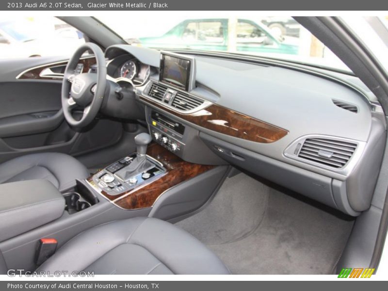 Glacier White Metallic / Black 2013 Audi A6 2.0T Sedan