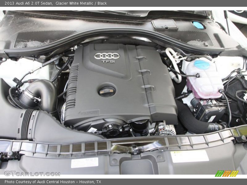 Glacier White Metallic / Black 2013 Audi A6 2.0T Sedan