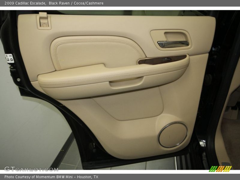 Black Raven / Cocoa/Cashmere 2009 Cadillac Escalade