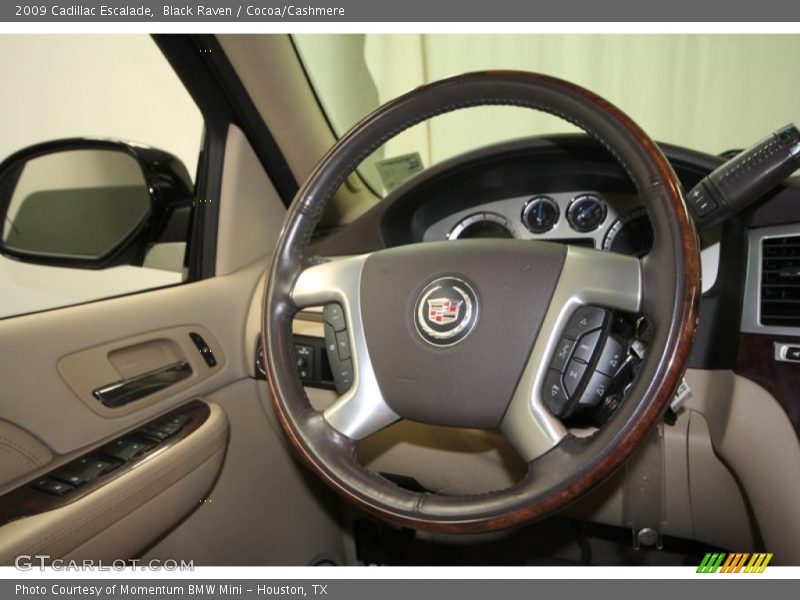 Black Raven / Cocoa/Cashmere 2009 Cadillac Escalade