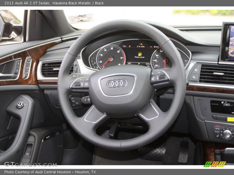 Havanna Black Metallic / Black 2013 Audi A6 2.0T Sedan