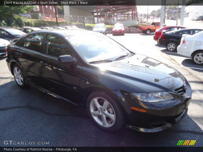 Onyx Black / Black 2004 Mazda MAZDA6 s Sport Sedan