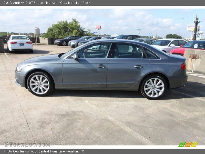 Monsoon Gray Metallic / Black 2013 Audi A4 2.0T Sedan