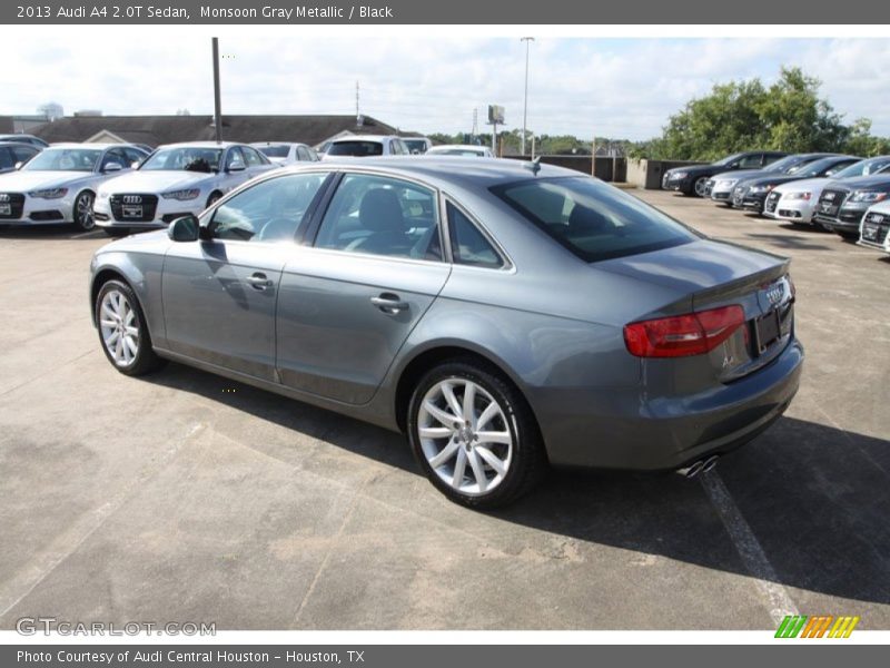 Monsoon Gray Metallic / Black 2013 Audi A4 2.0T Sedan