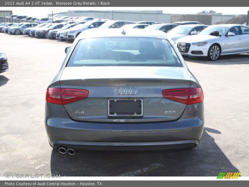 Monsoon Gray Metallic / Black 2013 Audi A4 2.0T Sedan