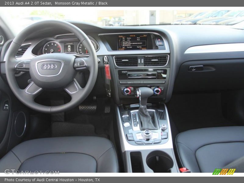 Monsoon Gray Metallic / Black 2013 Audi A4 2.0T Sedan