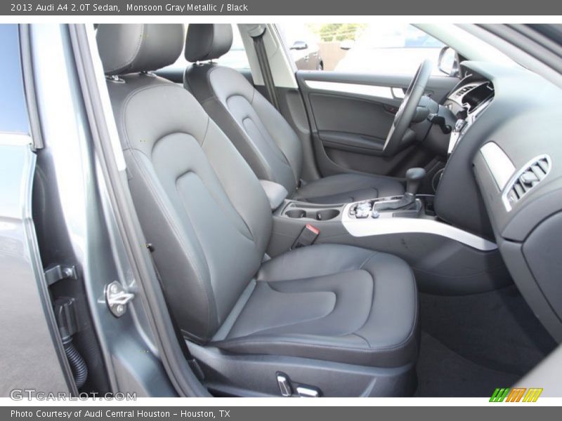 Monsoon Gray Metallic / Black 2013 Audi A4 2.0T Sedan