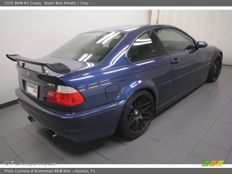 Mystic Blue Metallic / Grey 2005 BMW M3 Coupe