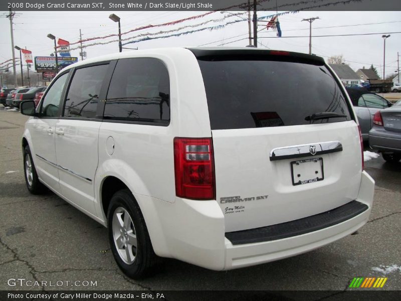 Stone White / Dark Slate/Light Shale 2008 Dodge Grand Caravan SXT