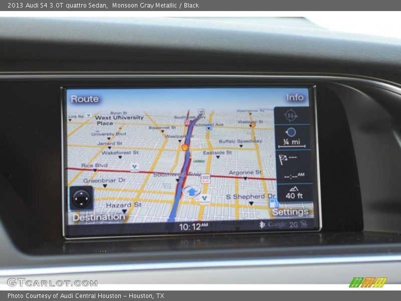 Navigation of 2013 S4 3.0T quattro Sedan