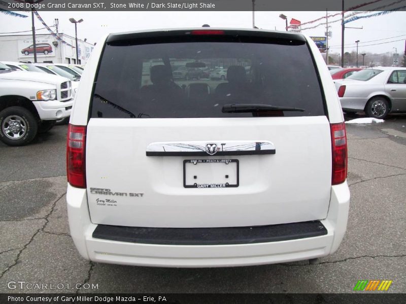 Stone White / Dark Slate/Light Shale 2008 Dodge Grand Caravan SXT