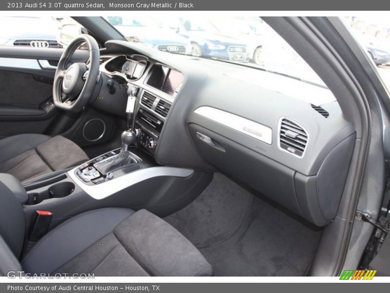 Monsoon Gray Metallic / Black 2013 Audi S4 3.0T quattro Sedan