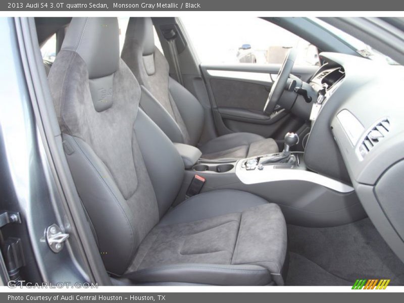 Monsoon Gray Metallic / Black 2013 Audi S4 3.0T quattro Sedan