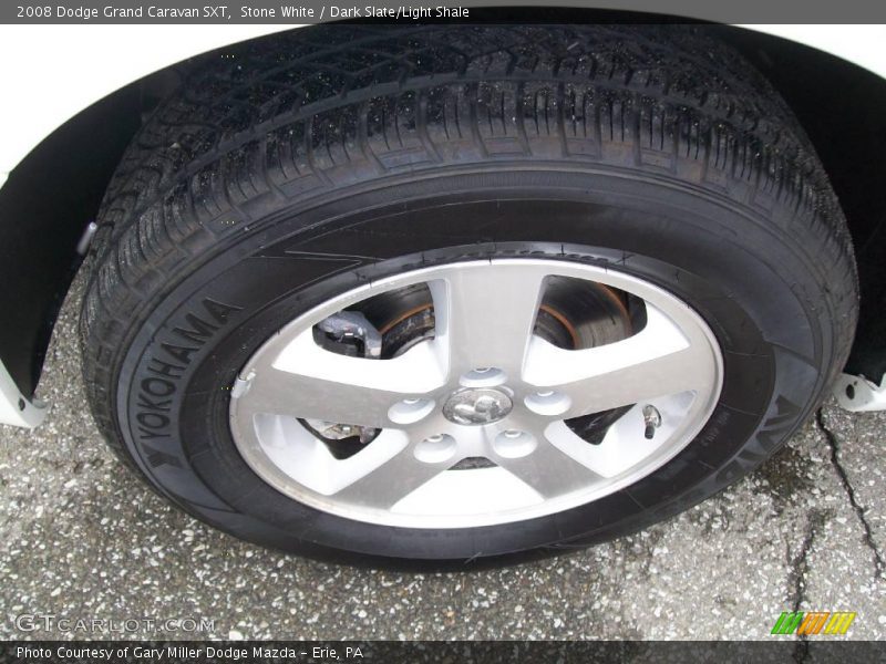 Stone White / Dark Slate/Light Shale 2008 Dodge Grand Caravan SXT