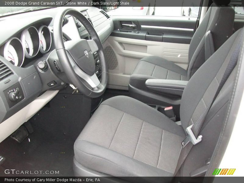 Stone White / Dark Slate/Light Shale 2008 Dodge Grand Caravan SXT
