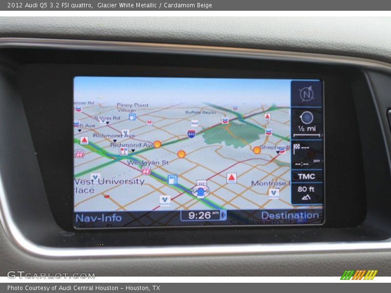 Glacier White Metallic / Cardamom Beige 2012 Audi Q5 3.2 FSI quattro