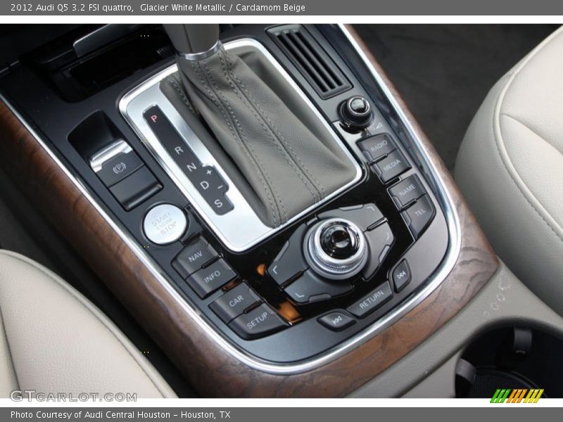 Glacier White Metallic / Cardamom Beige 2012 Audi Q5 3.2 FSI quattro