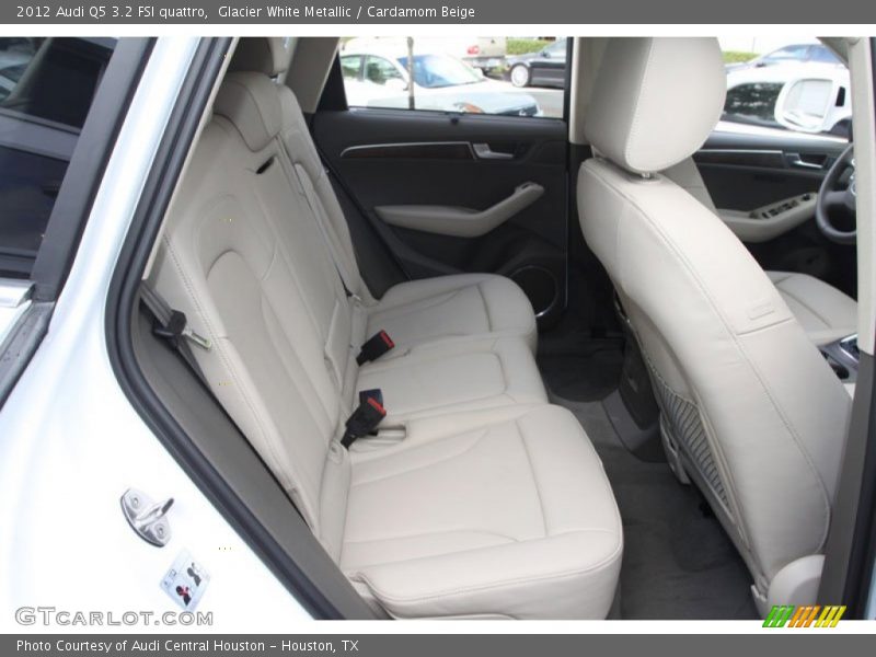 Glacier White Metallic / Cardamom Beige 2012 Audi Q5 3.2 FSI quattro