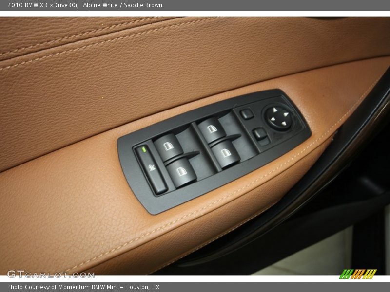 Alpine White / Saddle Brown 2010 BMW X3 xDrive30i