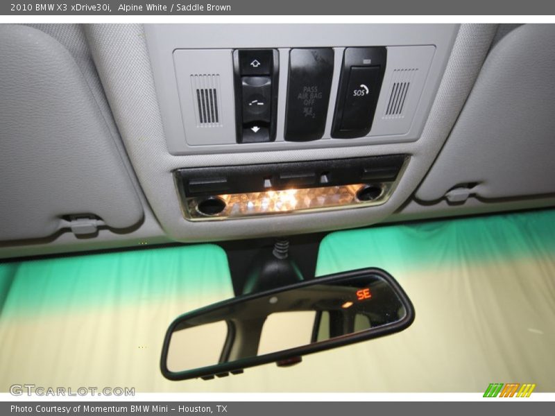 Alpine White / Saddle Brown 2010 BMW X3 xDrive30i