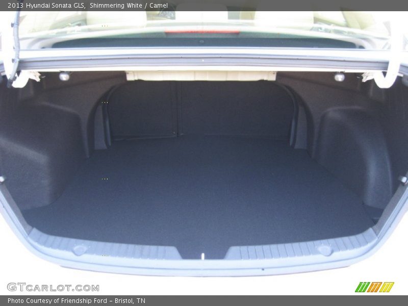 Shimmering White / Camel 2013 Hyundai Sonata GLS