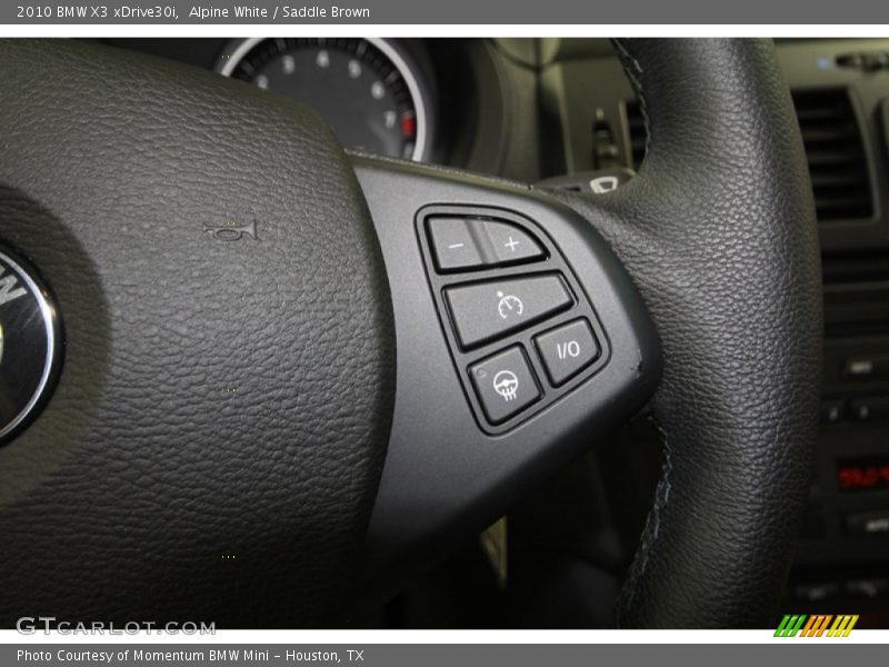 Alpine White / Saddle Brown 2010 BMW X3 xDrive30i