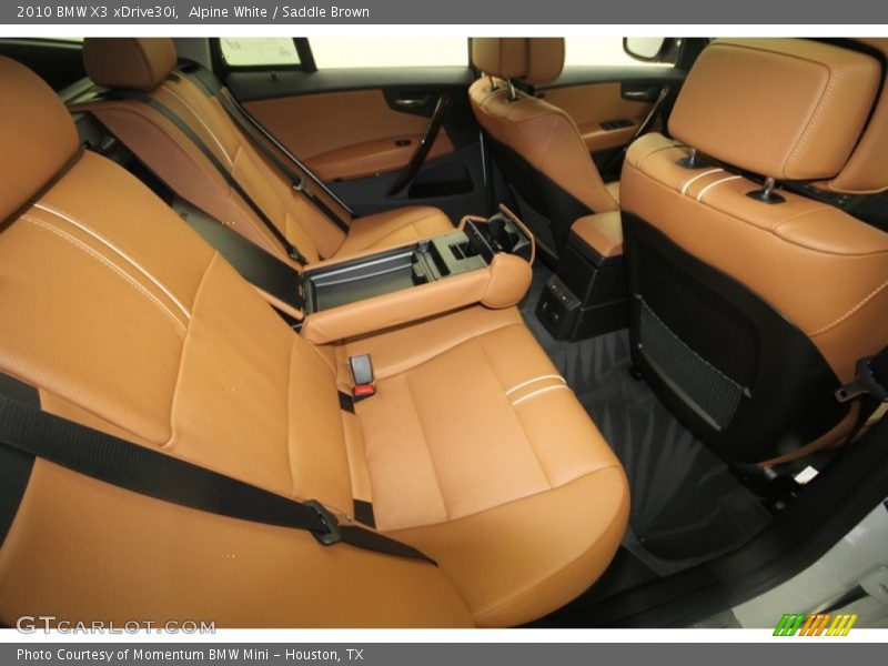 Alpine White / Saddle Brown 2010 BMW X3 xDrive30i