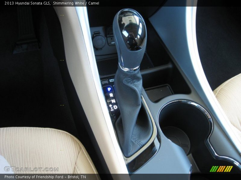 Shimmering White / Camel 2013 Hyundai Sonata GLS