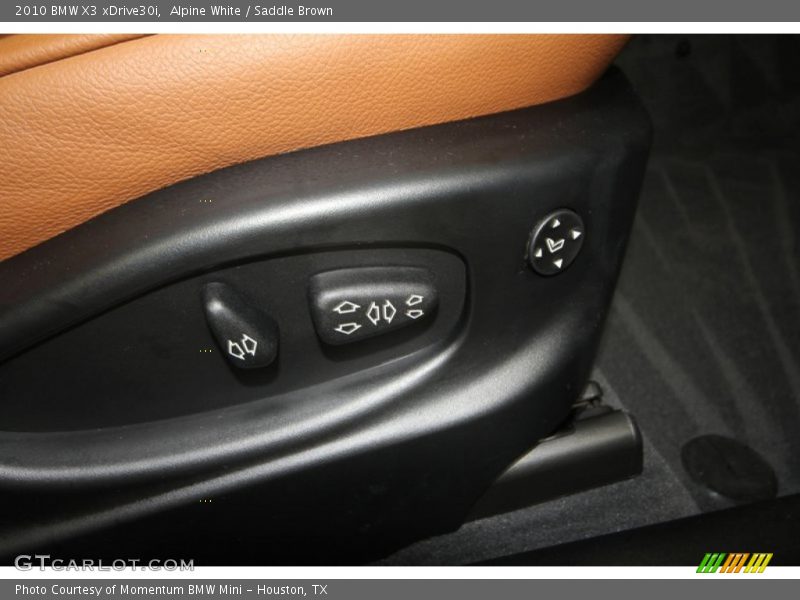 Alpine White / Saddle Brown 2010 BMW X3 xDrive30i