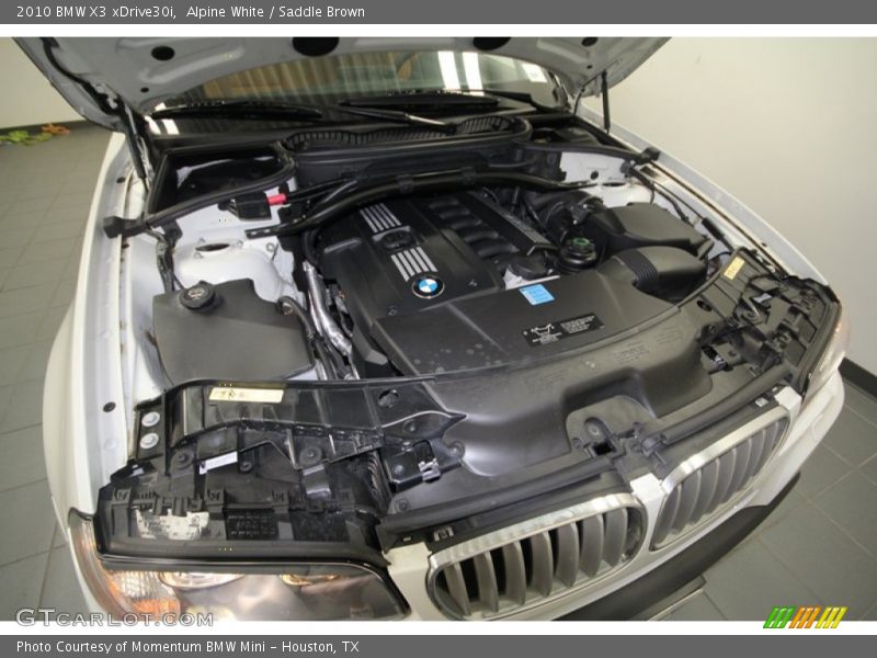 Alpine White / Saddle Brown 2010 BMW X3 xDrive30i