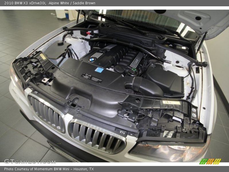Alpine White / Saddle Brown 2010 BMW X3 xDrive30i