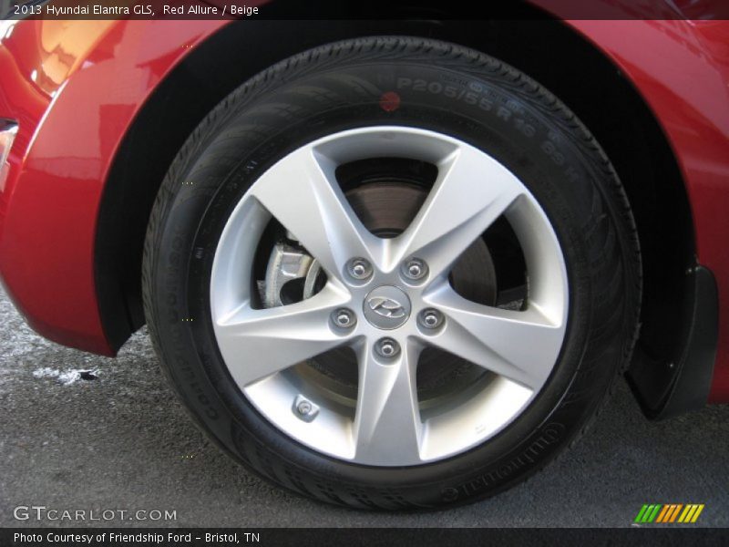 Red Allure / Beige 2013 Hyundai Elantra GLS
