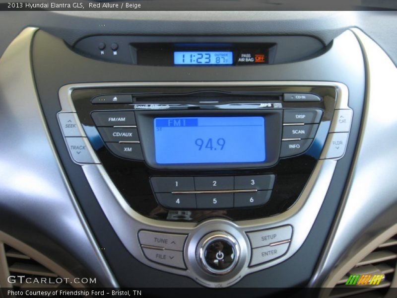 Red Allure / Beige 2013 Hyundai Elantra GLS