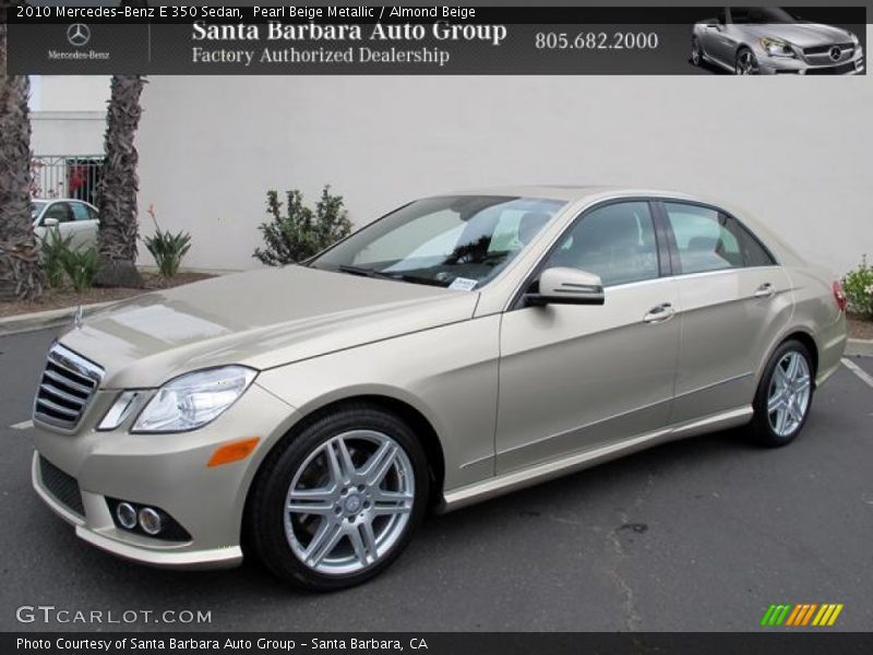 Pearl Beige Metallic / Almond Beige 2010 Mercedes-Benz E 350 Sedan