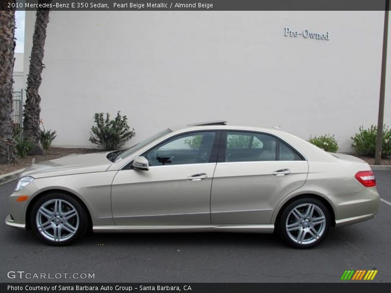 Pearl Beige Metallic / Almond Beige 2010 Mercedes-Benz E 350 Sedan