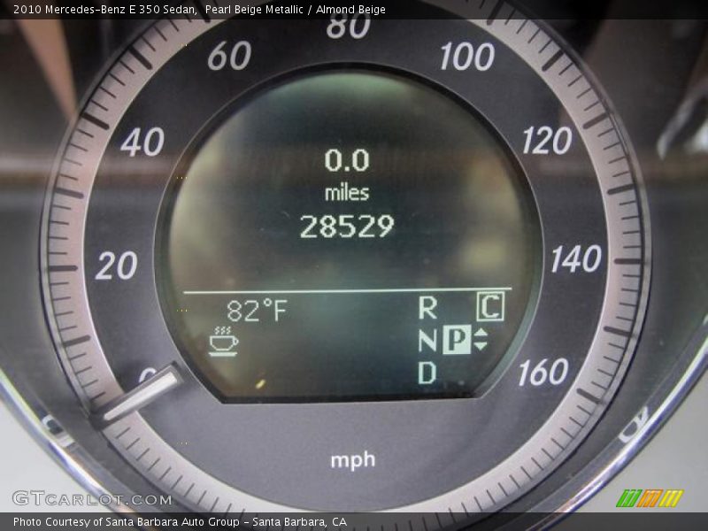 Pearl Beige Metallic / Almond Beige 2010 Mercedes-Benz E 350 Sedan