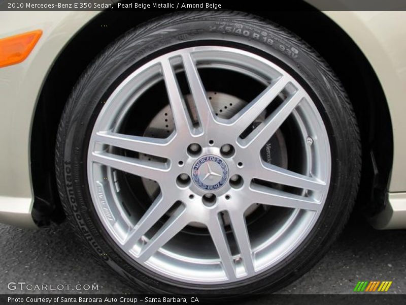 Pearl Beige Metallic / Almond Beige 2010 Mercedes-Benz E 350 Sedan