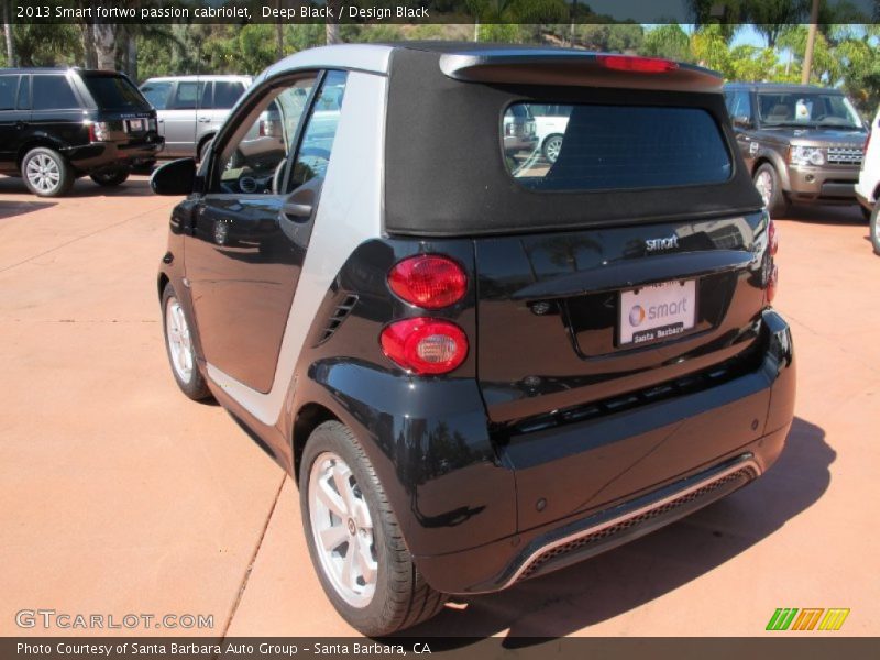 Deep Black / Design Black 2013 Smart fortwo passion cabriolet