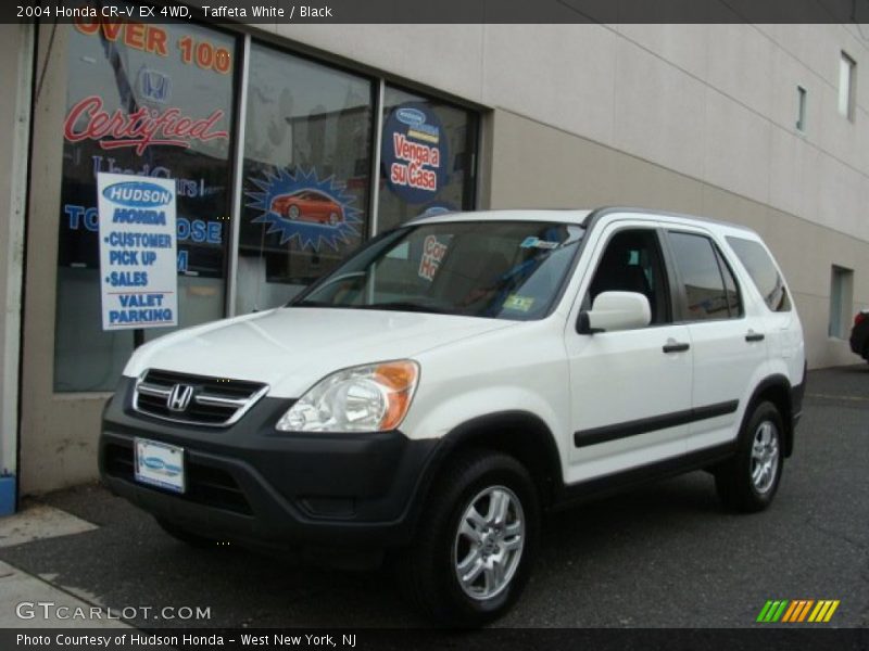 Taffeta White / Black 2004 Honda CR-V EX 4WD
