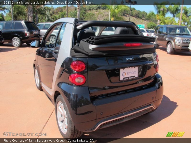 Deep Black / Design Black 2013 Smart fortwo passion cabriolet