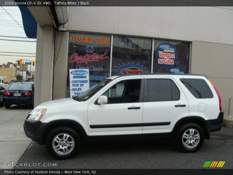 Taffeta White / Black 2004 Honda CR-V EX 4WD
