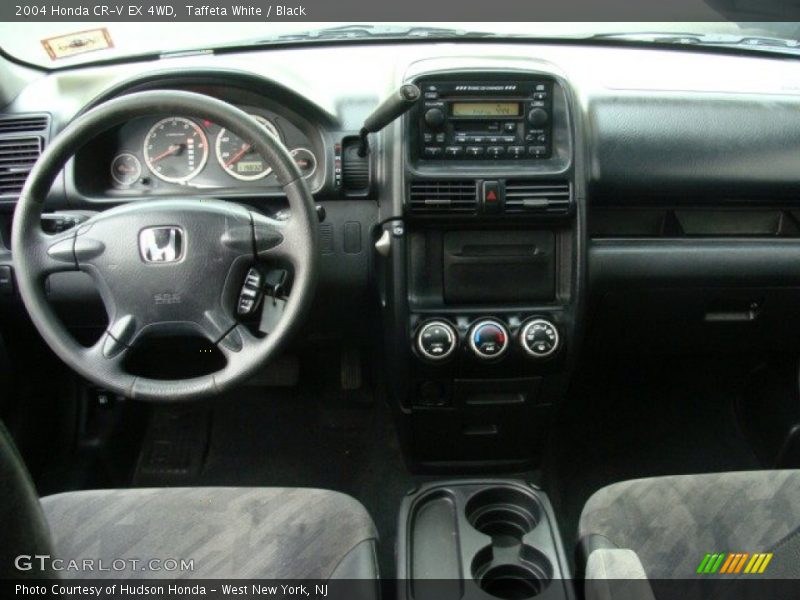 Taffeta White / Black 2004 Honda CR-V EX 4WD