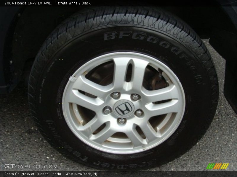 Taffeta White / Black 2004 Honda CR-V EX 4WD