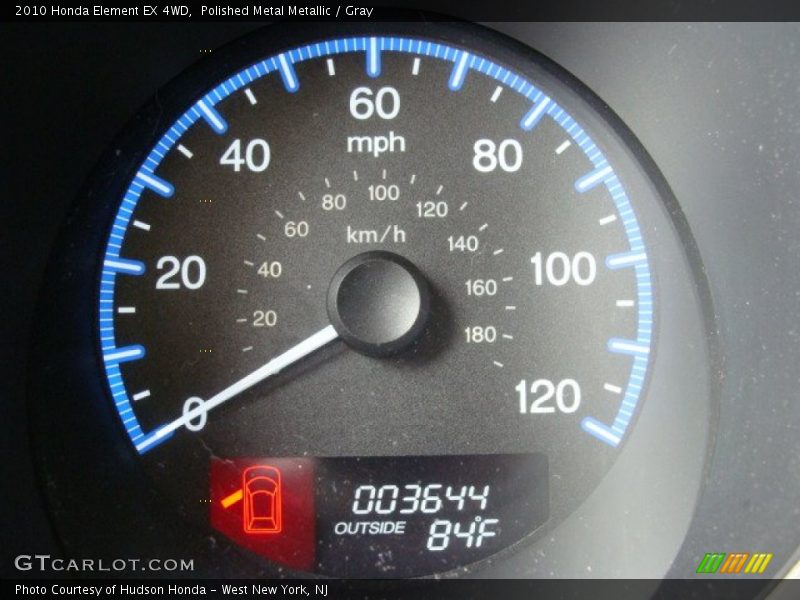 Polished Metal Metallic / Gray 2010 Honda Element EX 4WD