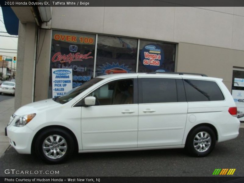 Taffeta White / Beige 2010 Honda Odyssey EX