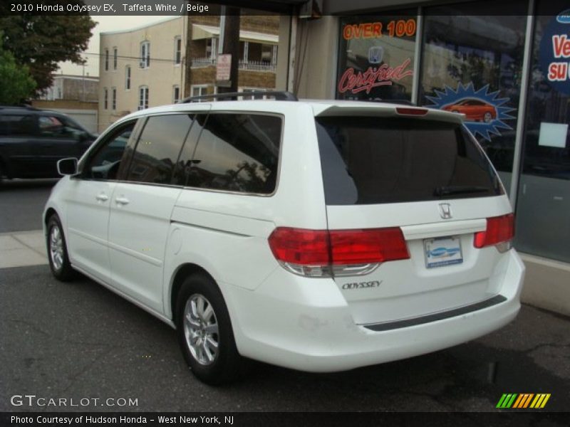 Taffeta White / Beige 2010 Honda Odyssey EX