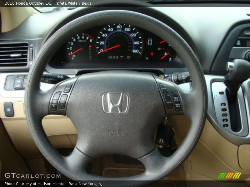 Taffeta White / Beige 2010 Honda Odyssey EX