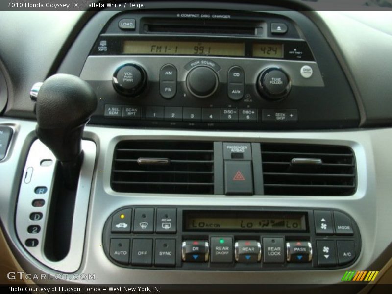 Taffeta White / Beige 2010 Honda Odyssey EX