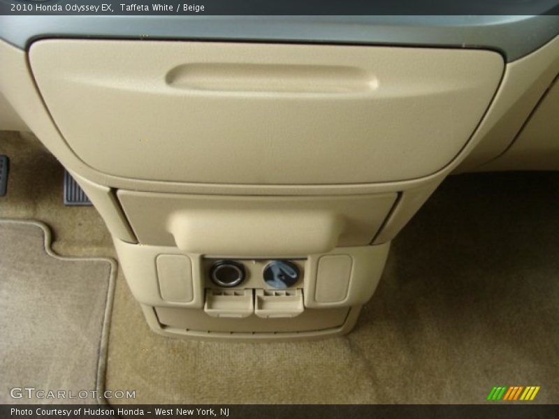 Taffeta White / Beige 2010 Honda Odyssey EX
