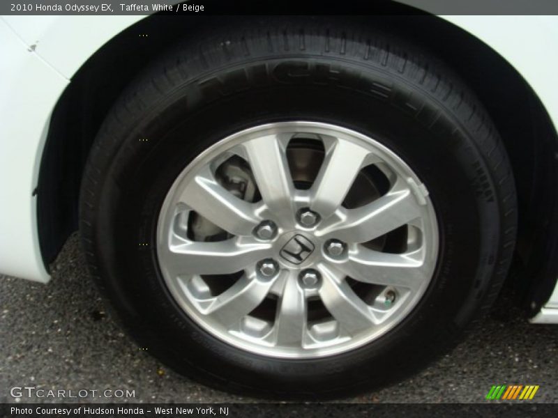 Taffeta White / Beige 2010 Honda Odyssey EX